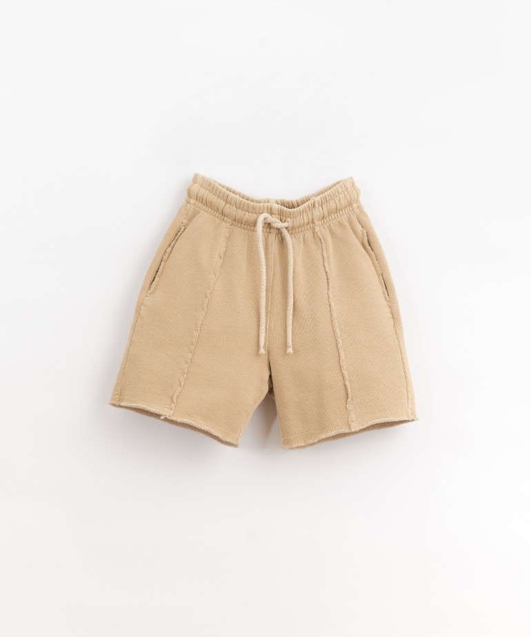 Jersey stitch shorts with pockets