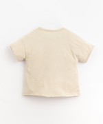 T-shirt with detail on the shoulders | Organic Care
