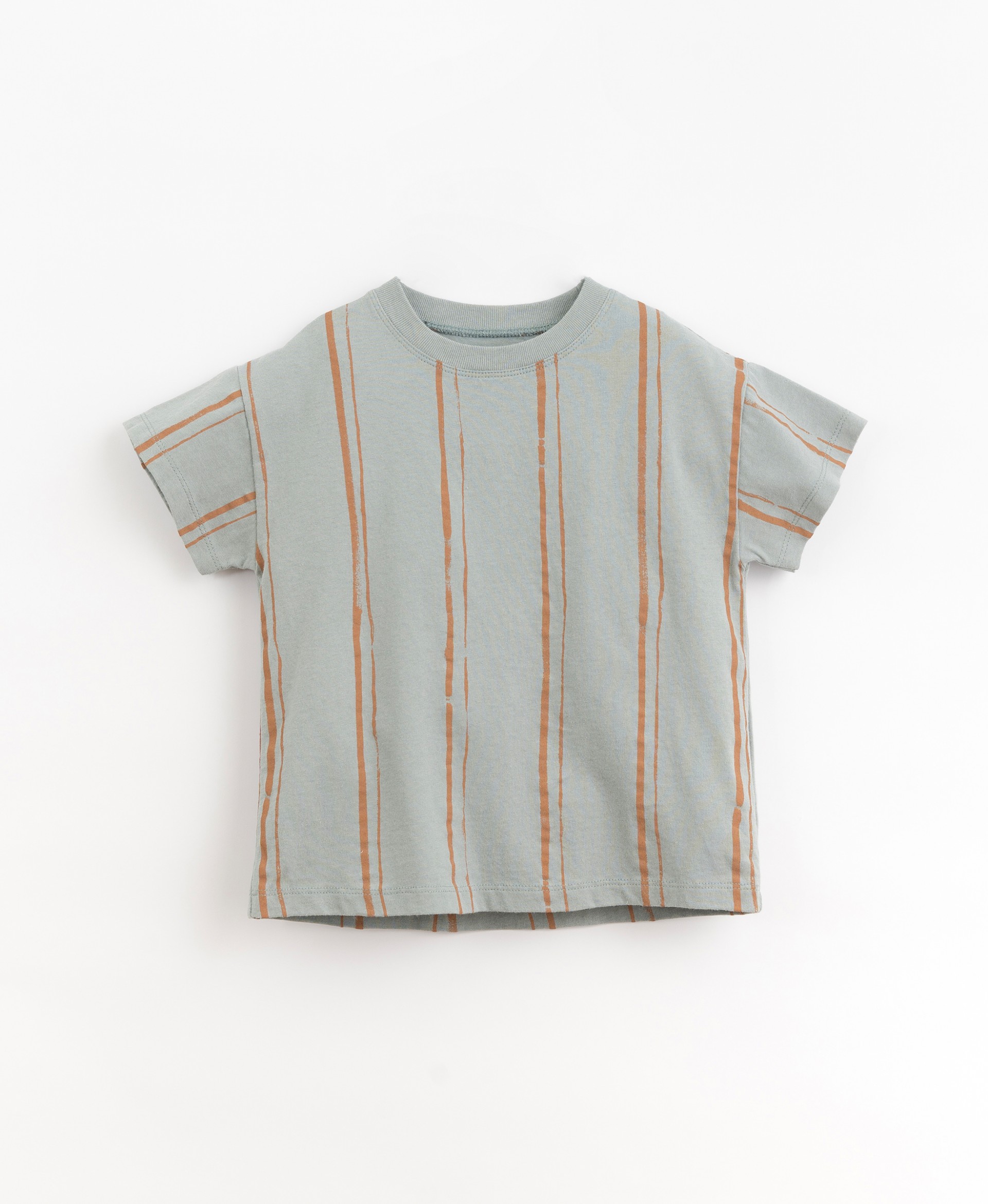 T-shirt con stampa a righe| Organic Care