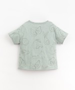 T-shirt con stampa di avocado| Organic Care