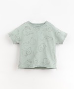 T-shirt with avocado print | Organic Care