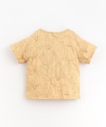 T-shirt com estampado de folhas de salvia | Organic Care