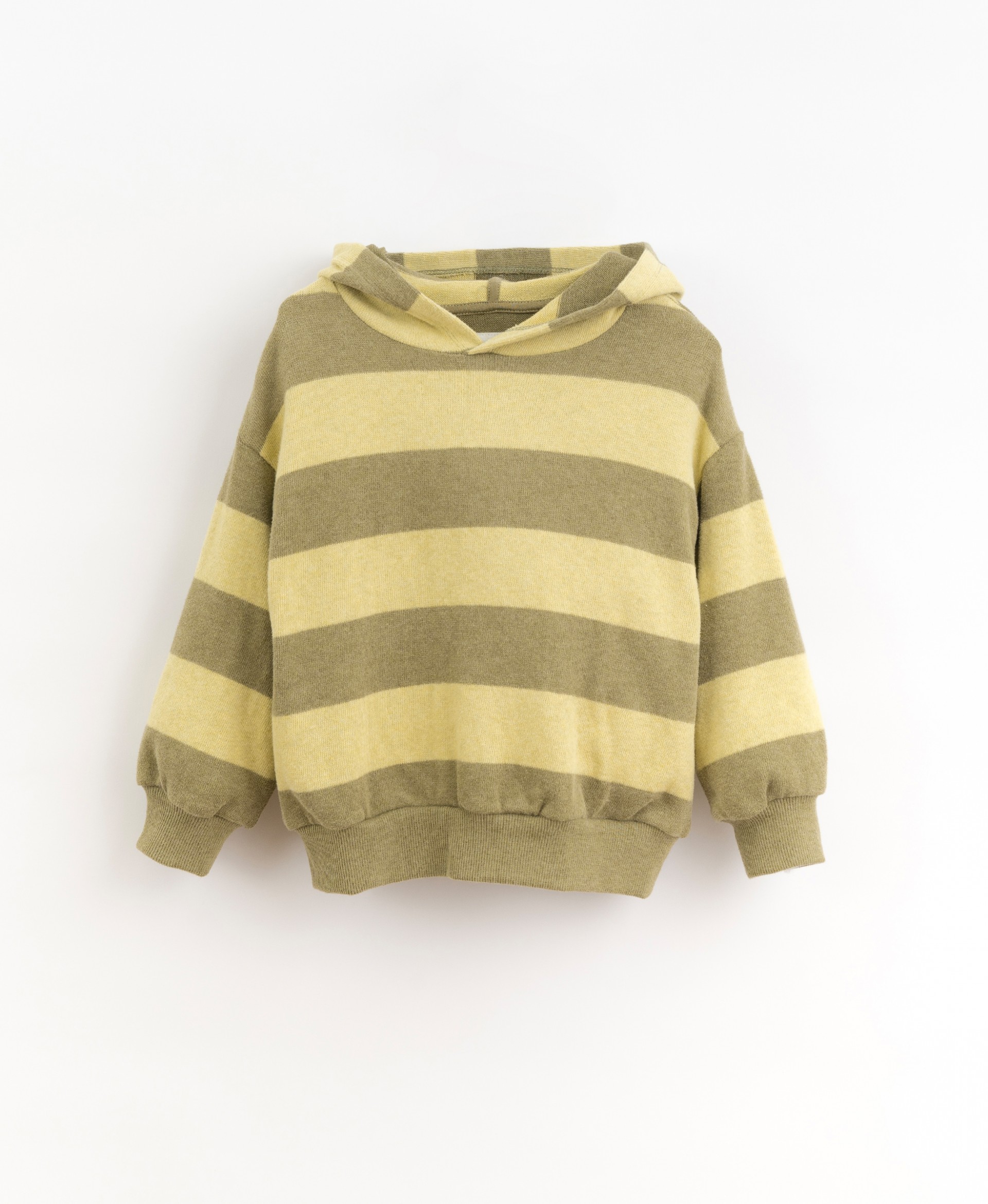 Striped jersey with elastic cuffs and waist | Organic Care