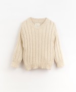 Camisola tricot em mistura de linho e algodão | Organic Care