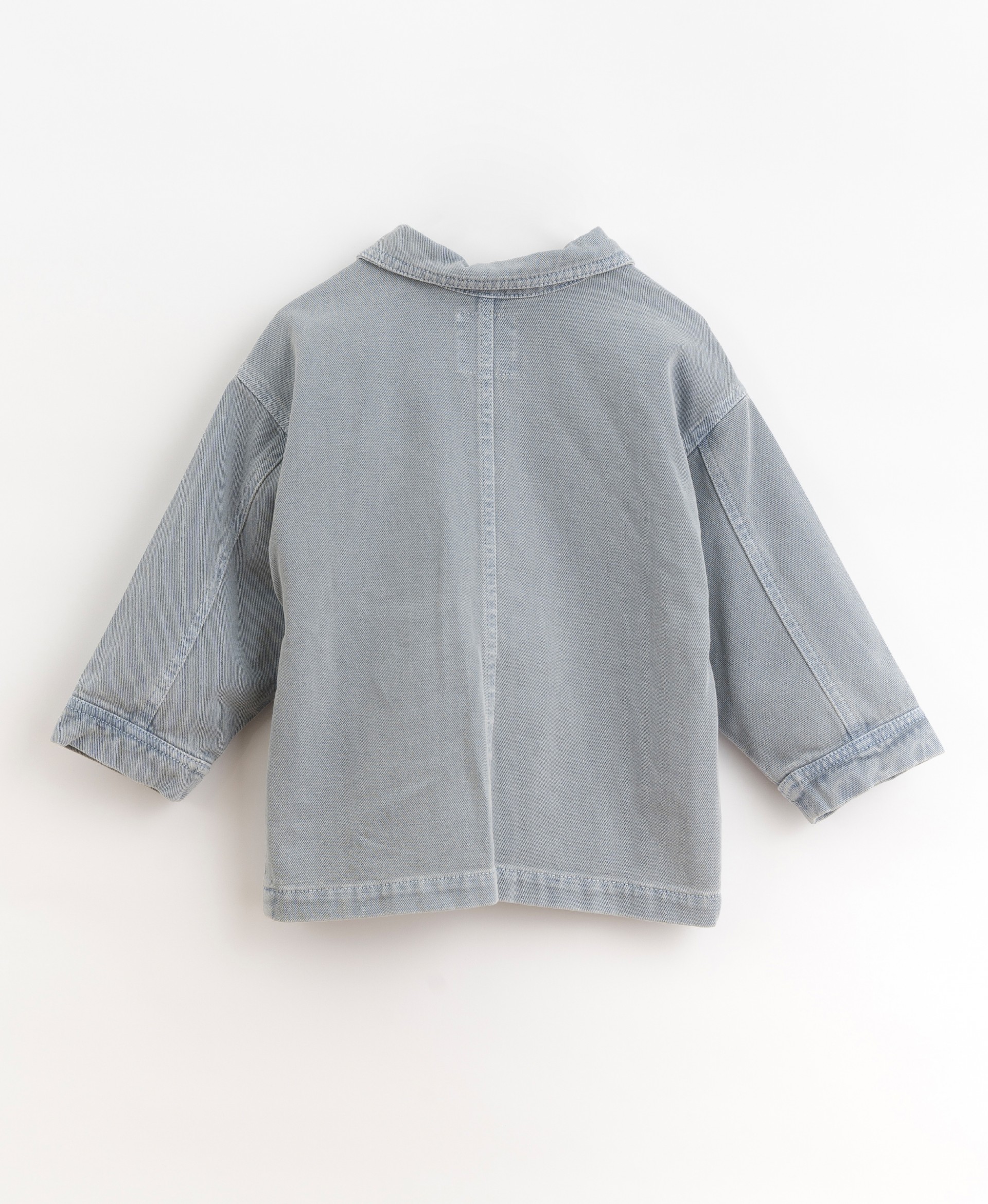 Cotton serge jacket with pockets | Organic Care