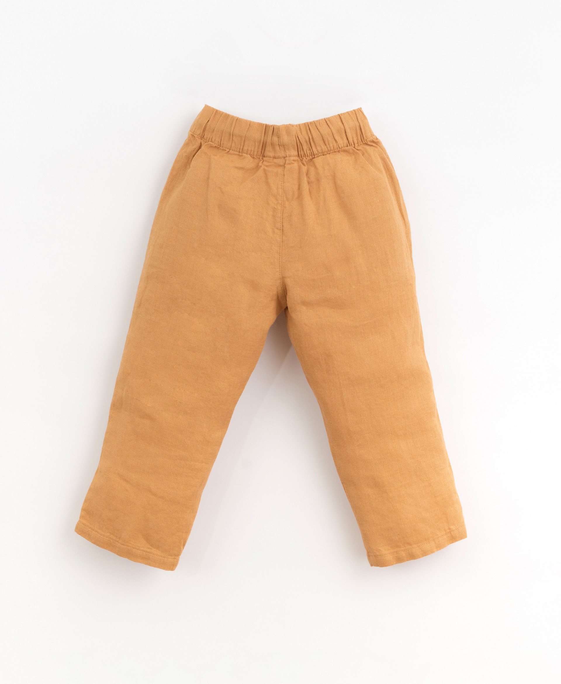 Linen trousers with adjustable drawstring | Organic Care