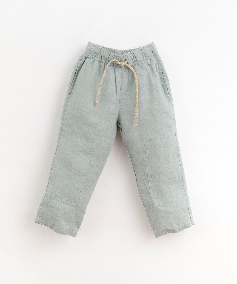 PANTALONI DI LINO