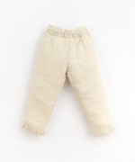 Pantaloni di lino con cordino regolabile| Organic Care
