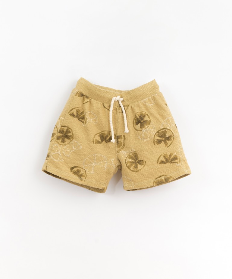 Jersey stitch organic cotton shorts