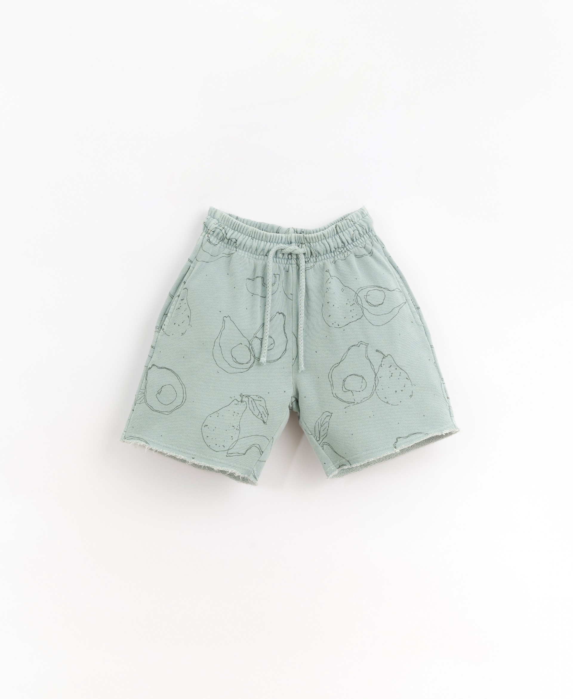 Jersey stitch shorts with avocado print | Organic Care