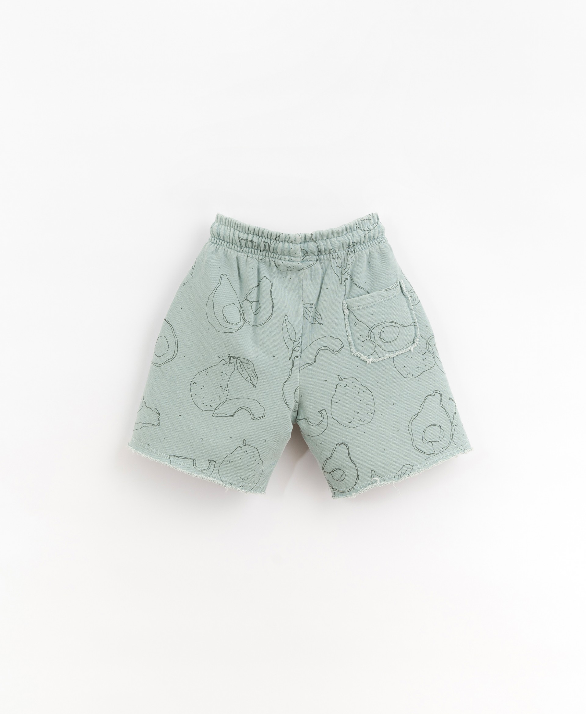 Jersey stitch shorts with avocado print | Organic Care