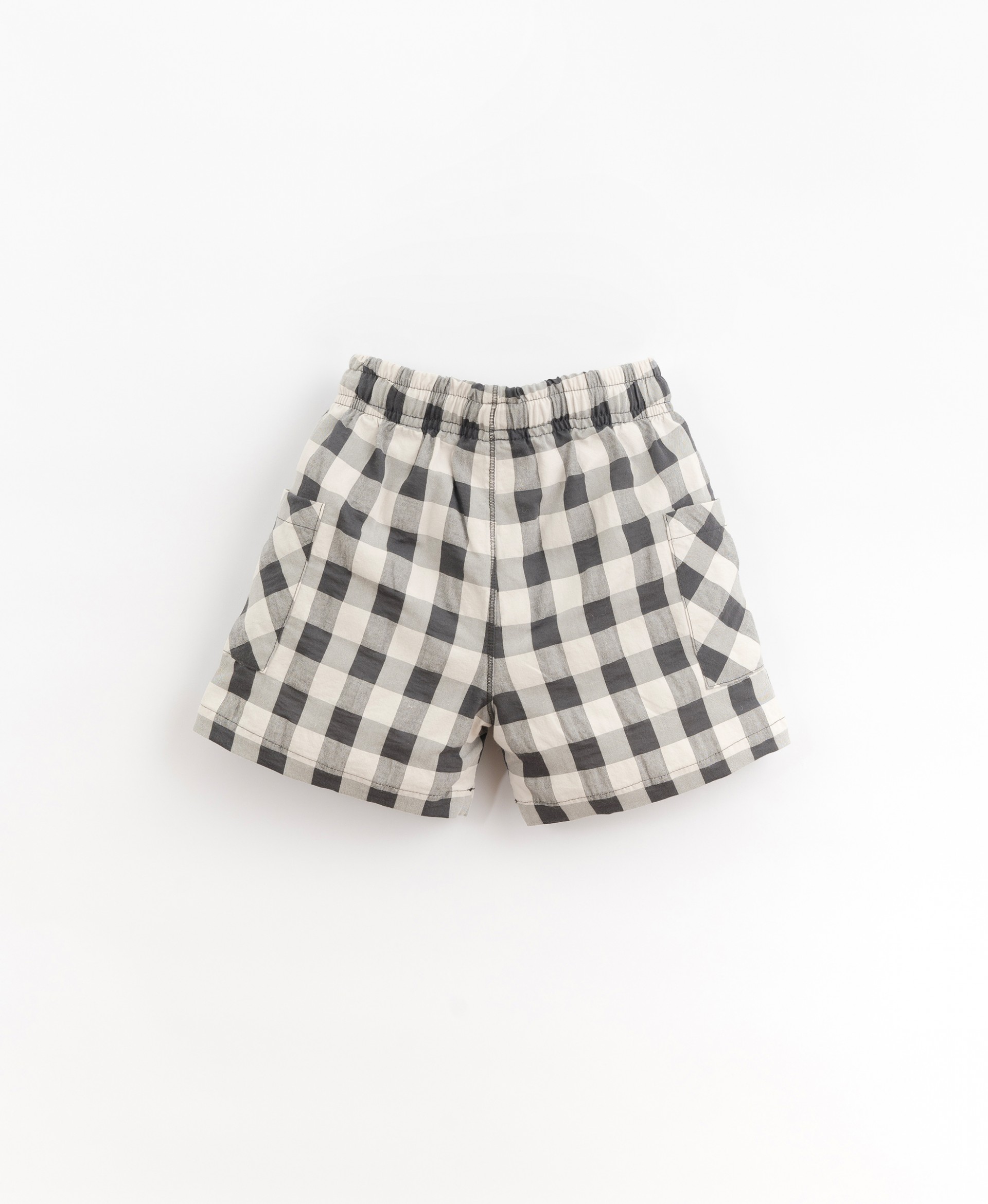 Pantalón corto con estampado vichy y bolsillos | Organic Care