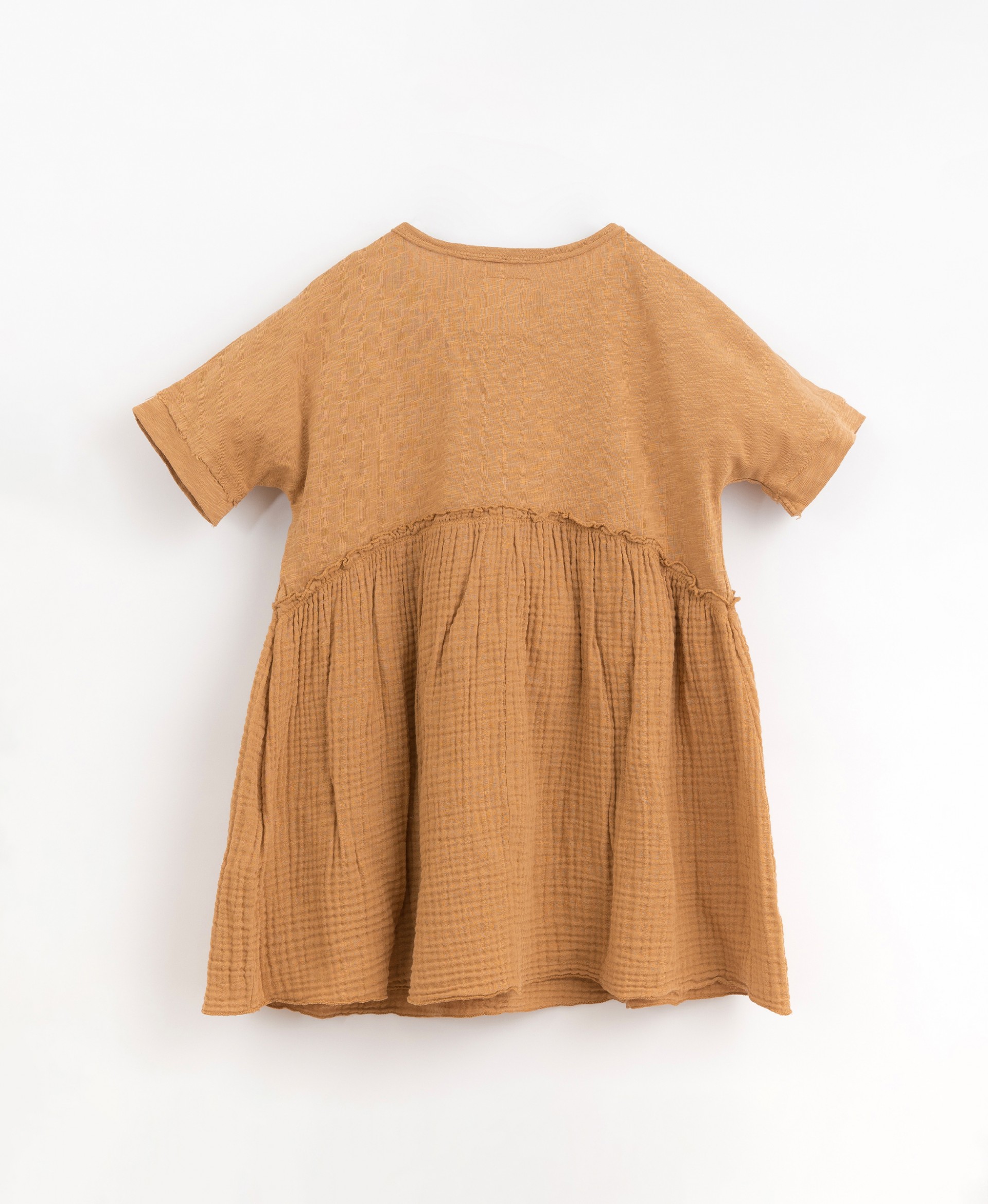 Dress with a frill at the waist | Organic Care