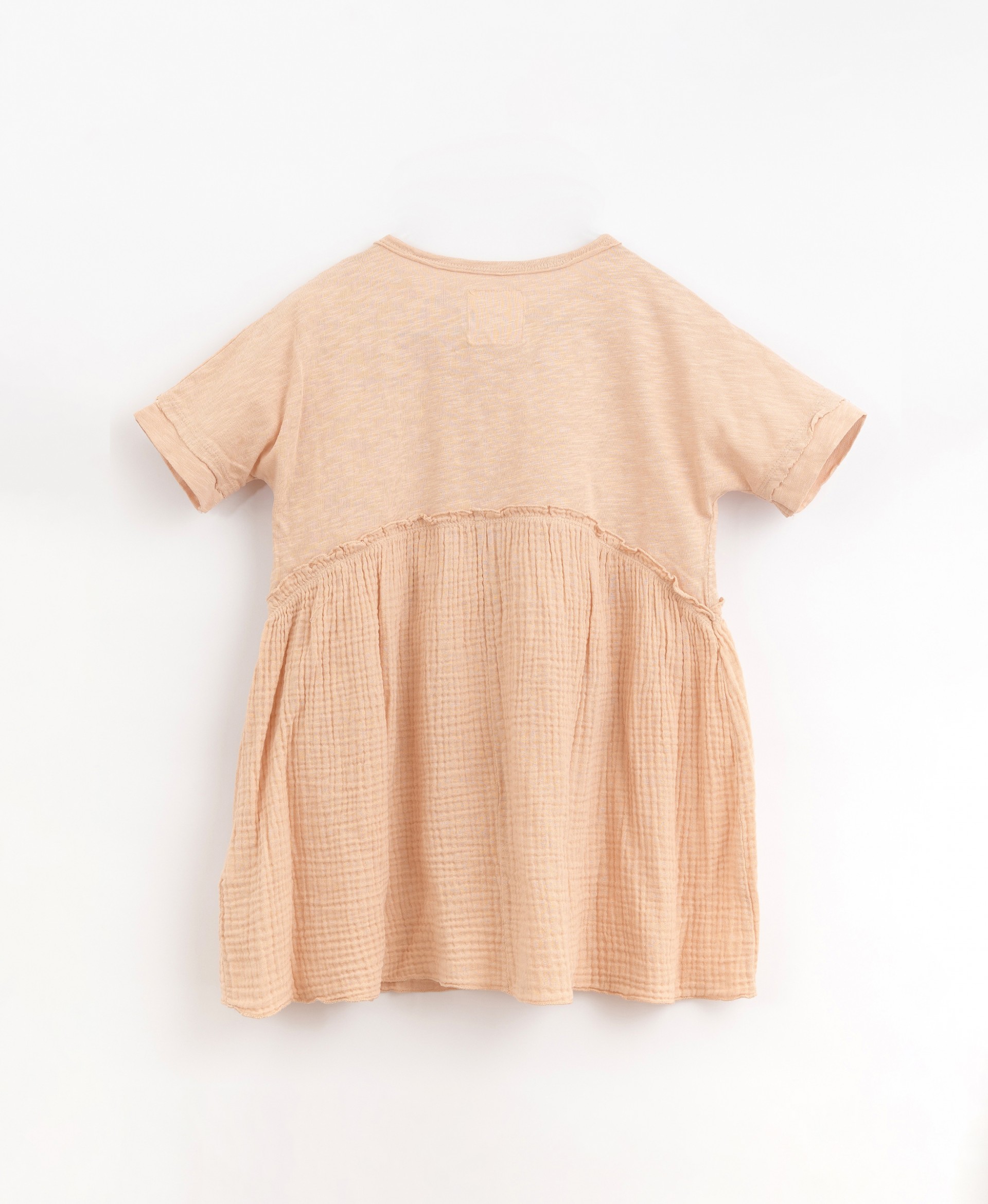 Dress with a frill at the waist | Organic Care