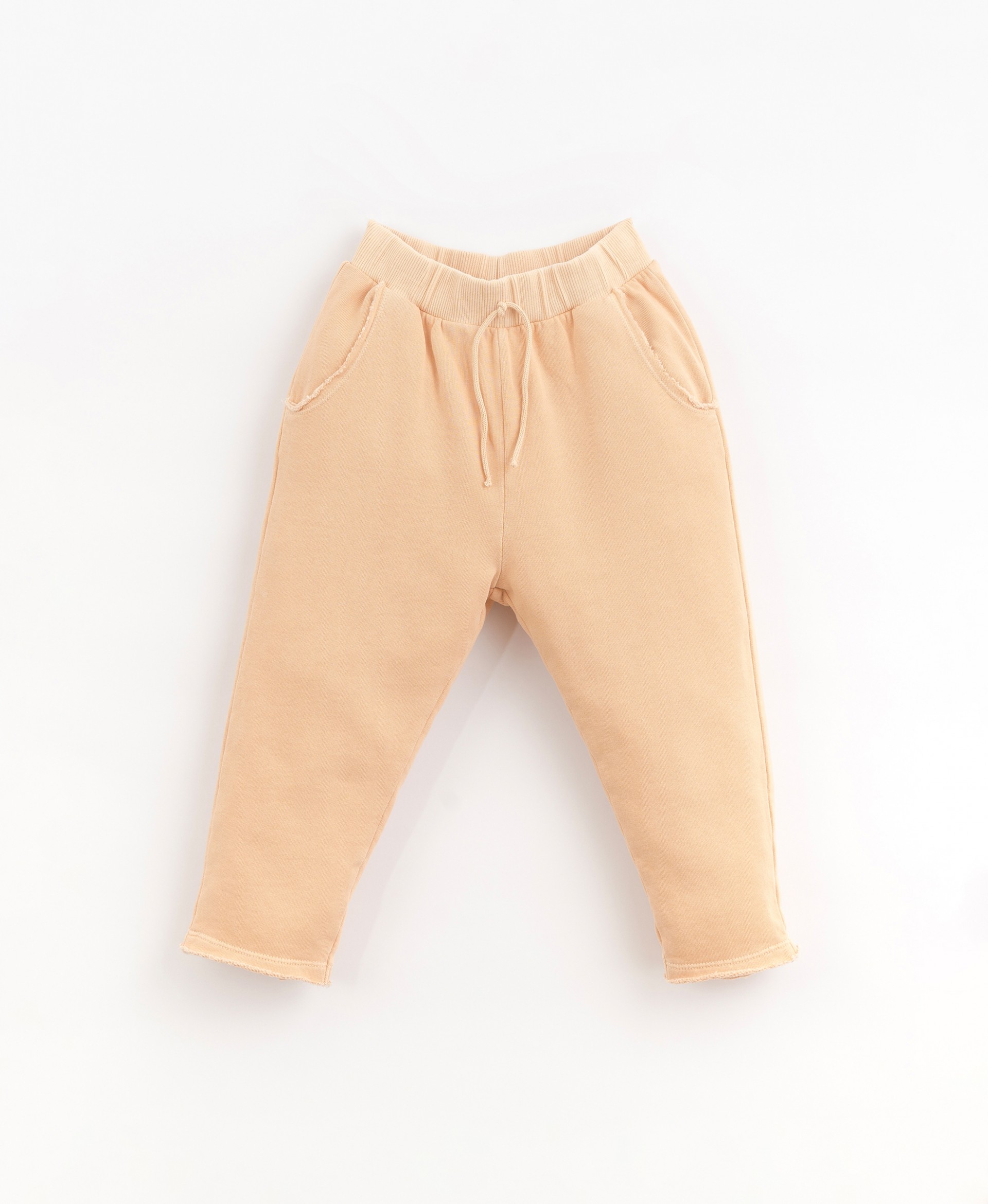 Trousers with pockets and decorative drawstring | Organic Care