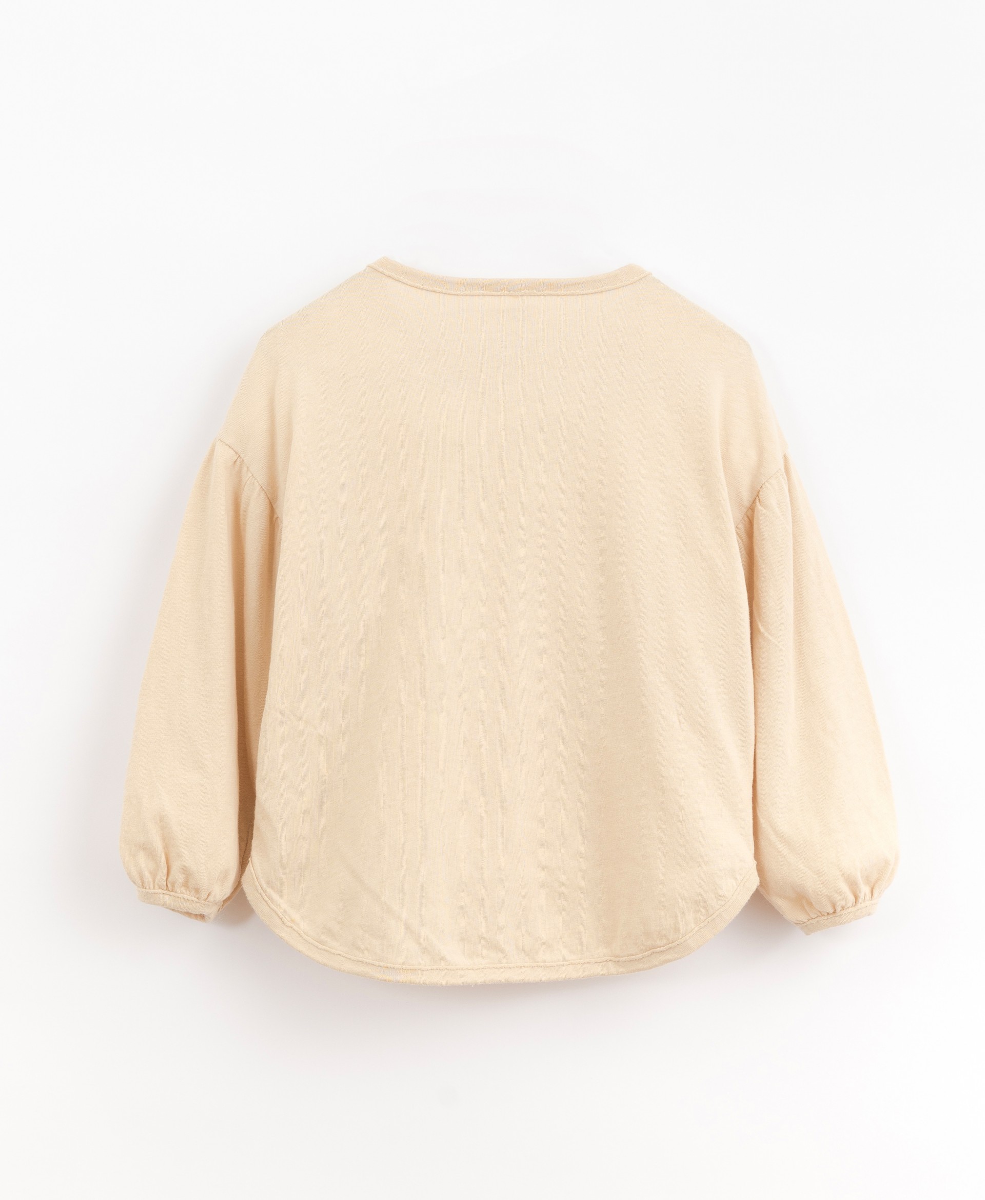 T-shirt with frill on the sleeves | Organic Care
