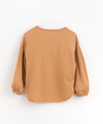 T-shirt con arricciatura sulle maniche| Organic Care