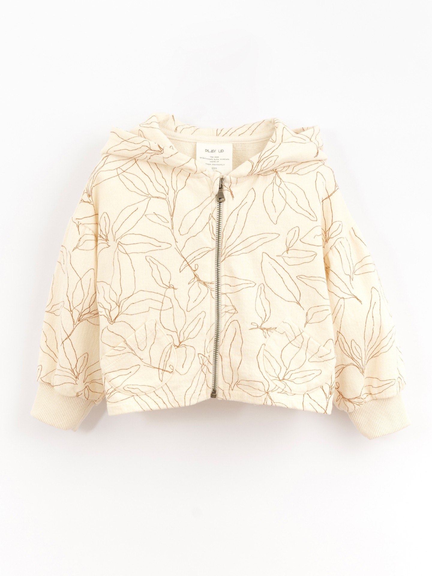 CASACO FELPA ESTAMPADA