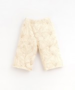 Jersey stitch organic cotton trousers | Organic Care