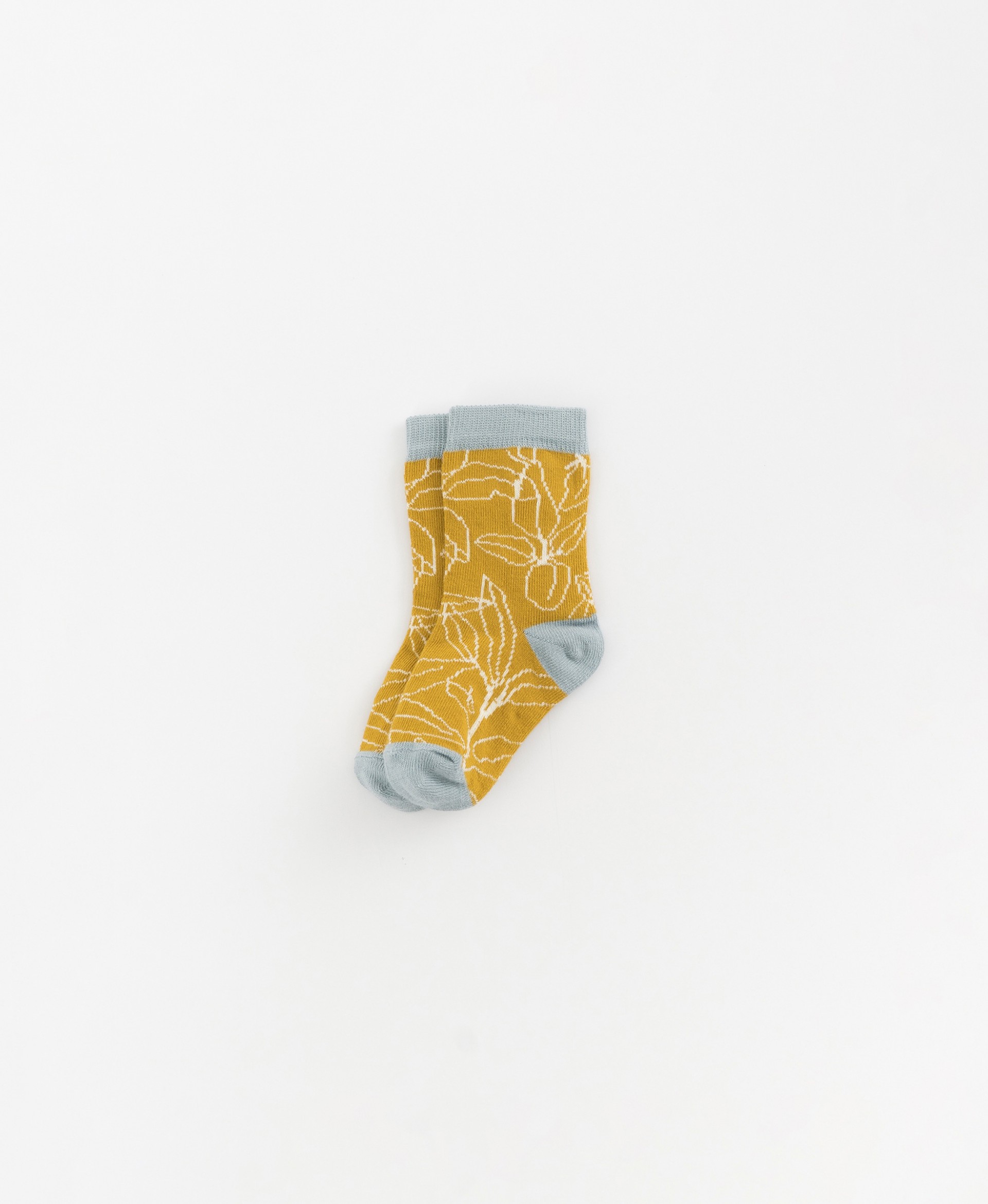 Socks with age leaves print | Organic Care