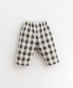 Pantalon en tissu à motif Vichy | Organic Care