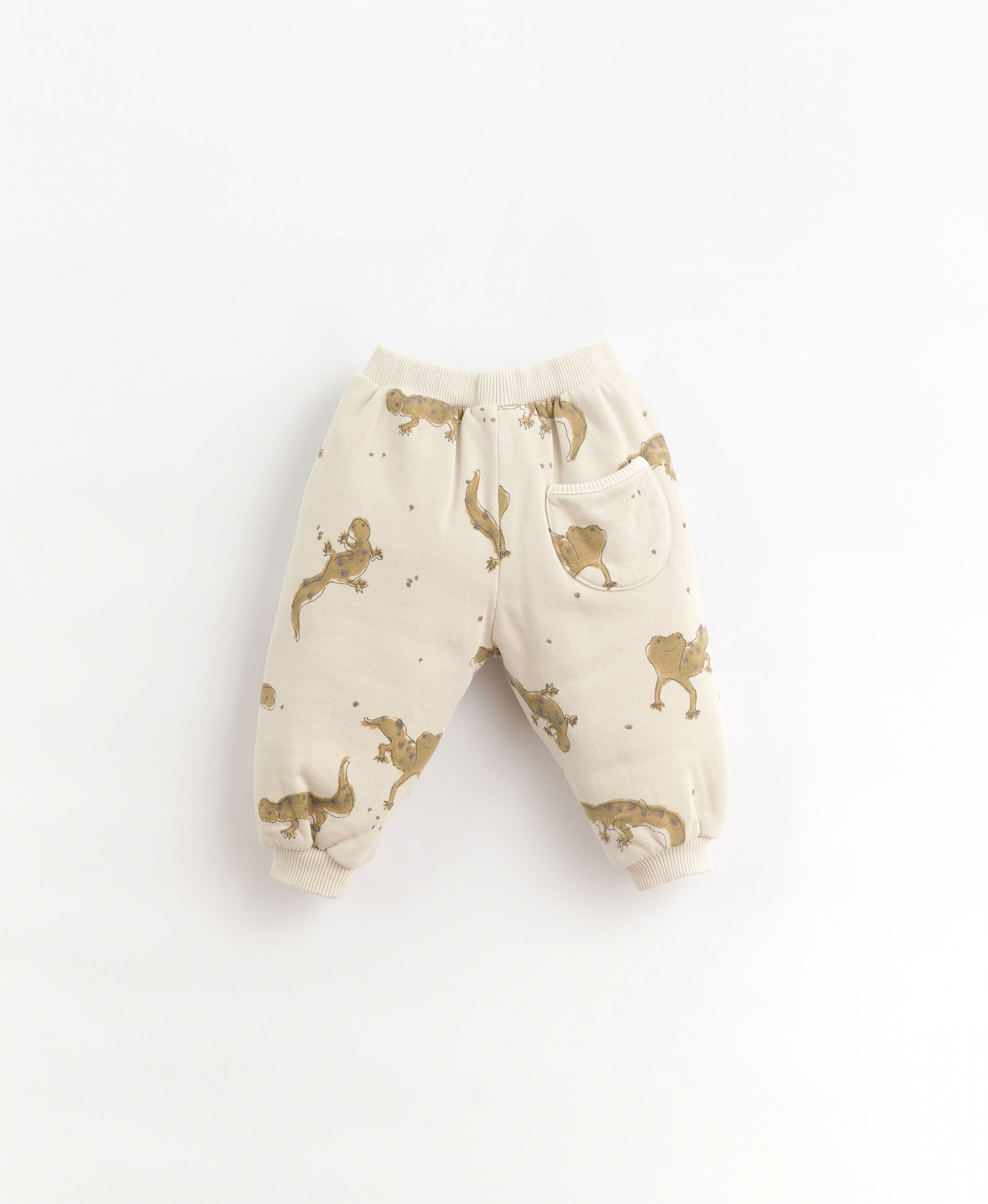 Jersey stitch trousers made of a mixture of cotton and organic cotton | Organic Care