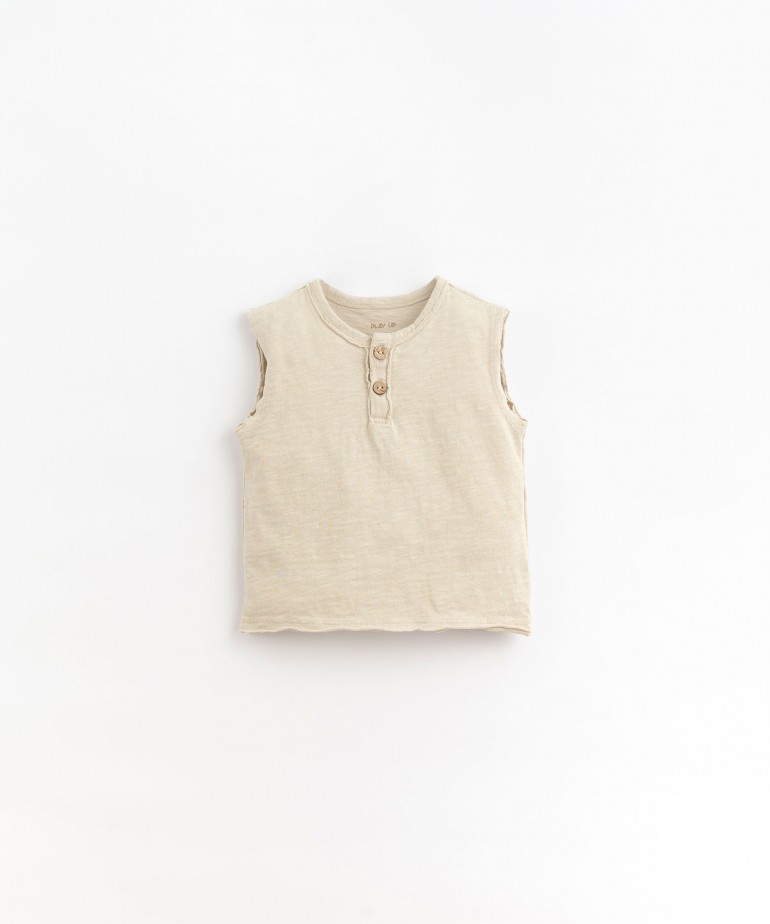 Camiseta de algodón orgánico sin mangas