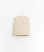 T-shirt sem mangas em algodão orgânico | Organic Care