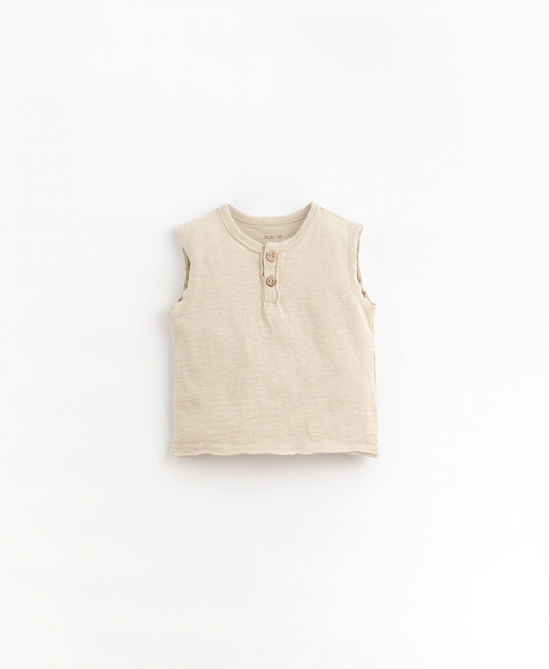 Sleeveless T-shirt in organic cotton | Organic Care