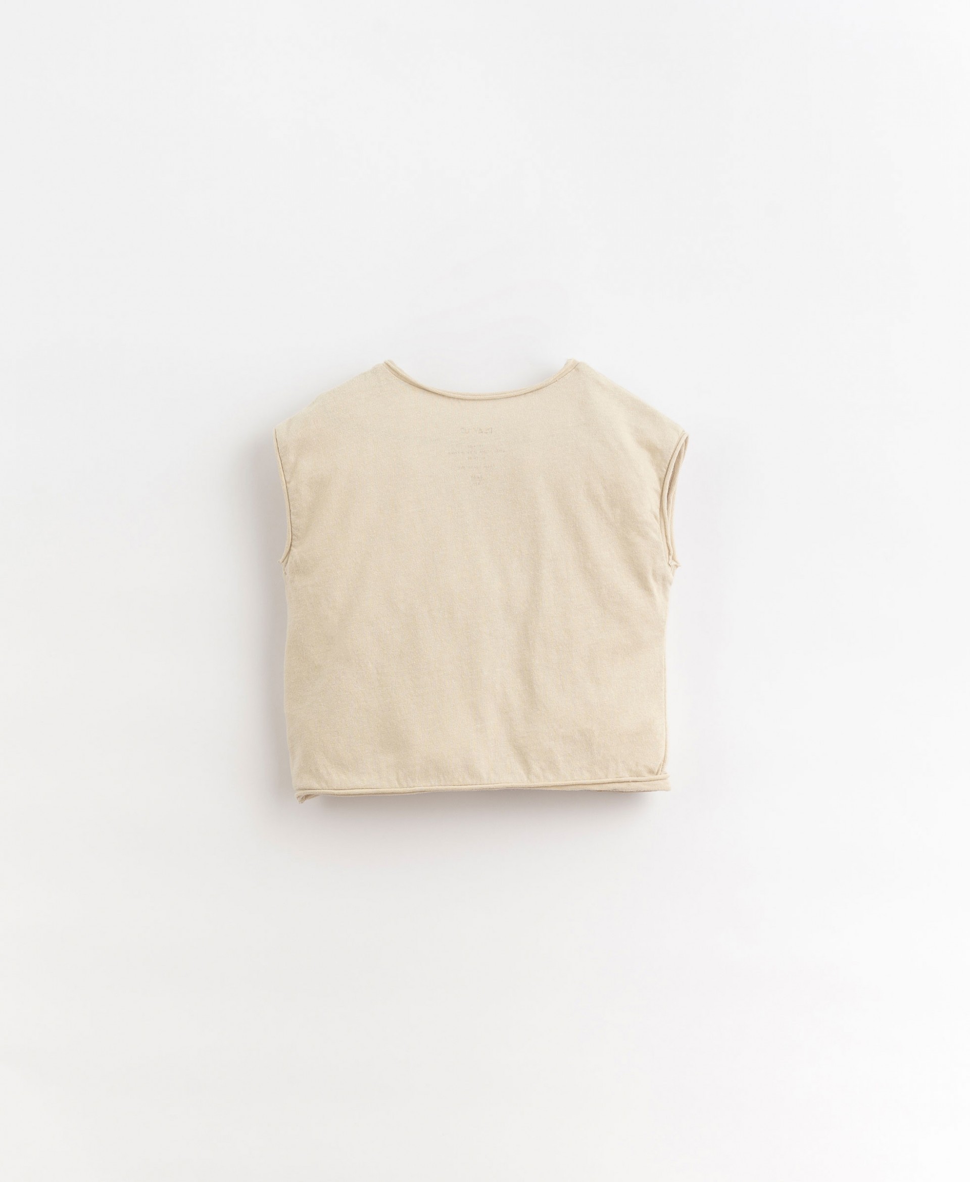 Sleeveless T-shirt with shoulder opening | Organic Care
