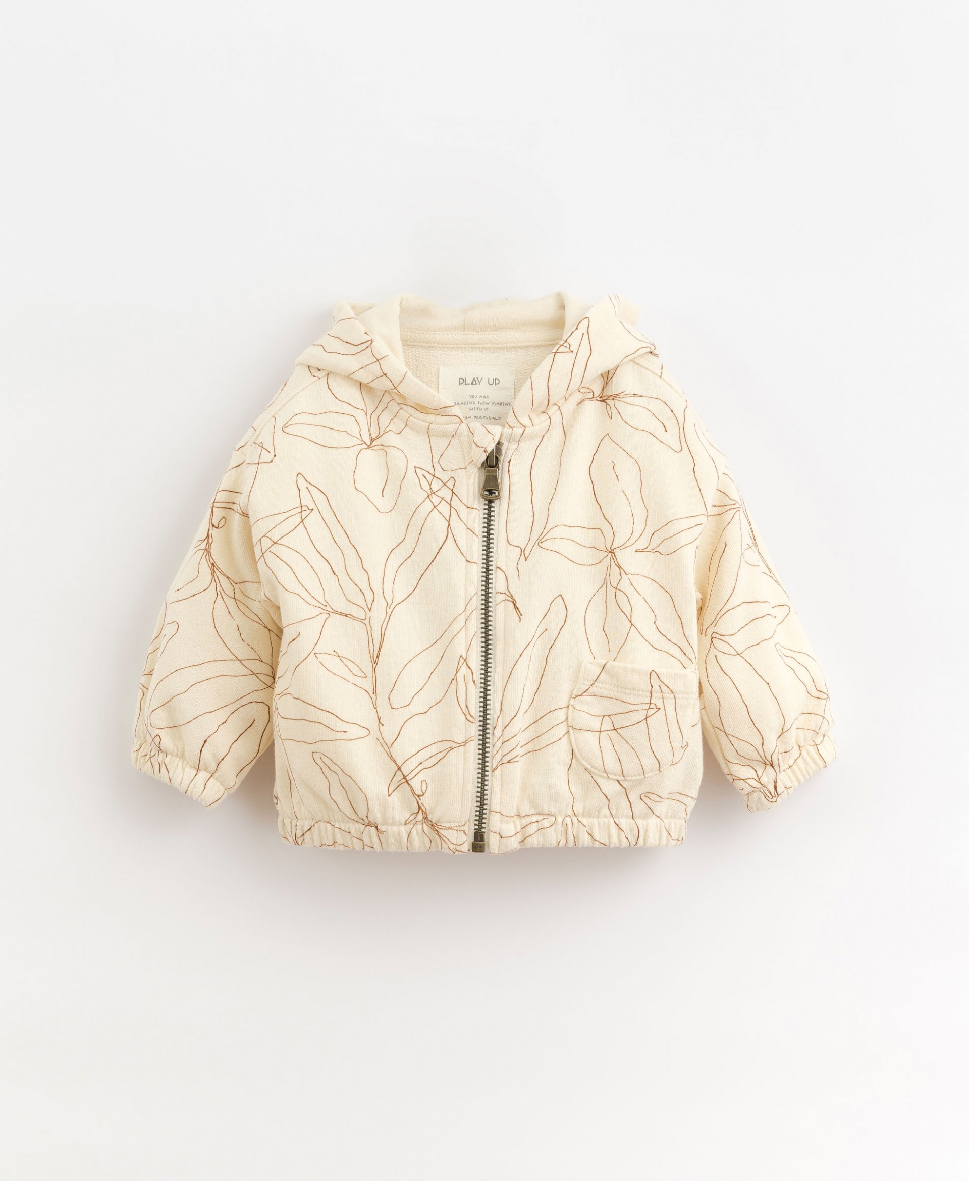 Jersey stitch hooded jacket | Organic Care