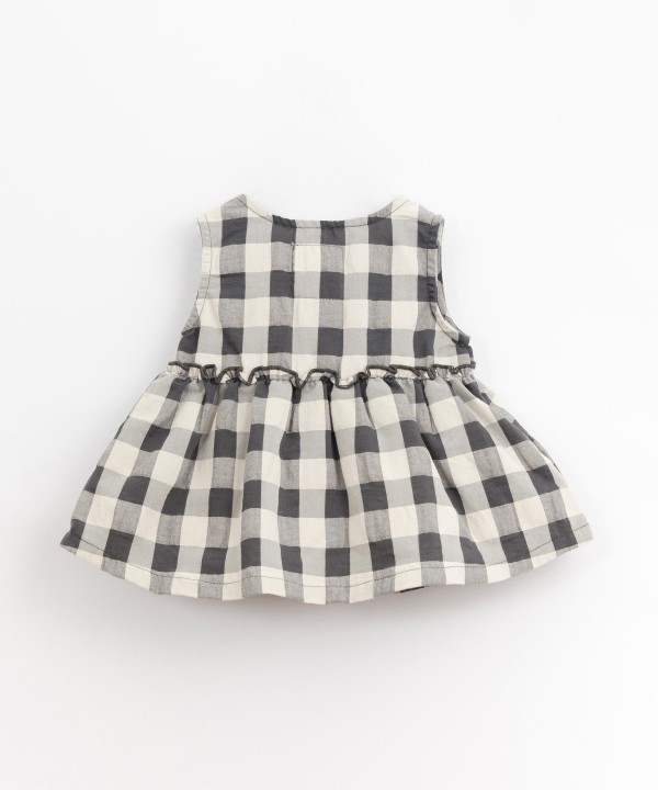 VICHY WOVEN TUNIC