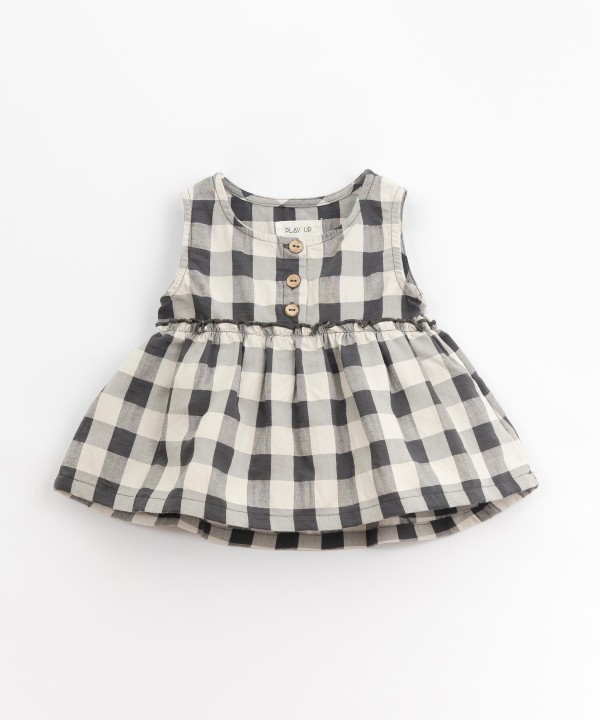 VICHY WOVEN TUNIC