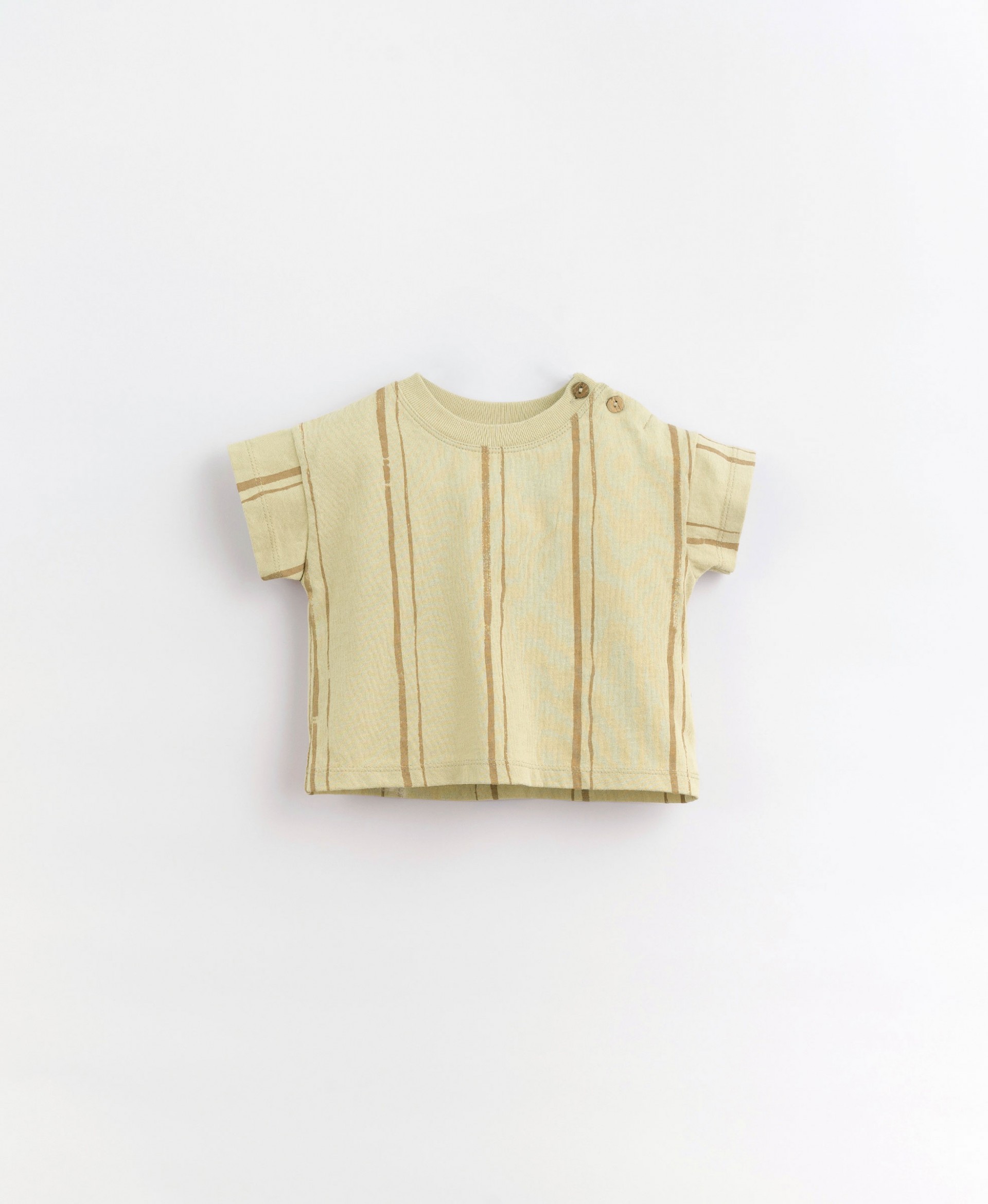T-shirt con stampa a righe | Organic Care