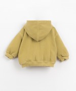 Jersey stitch hooded jacket with pockets | Organic Care