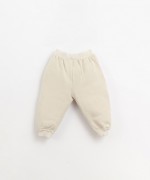 Naturally dyed jersey knit trousers | Organic Care