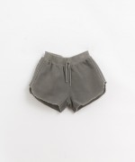 Jersey knit shorts with side fold | Organic Care