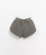 Jersey knit shorts with side fold | Organic Care