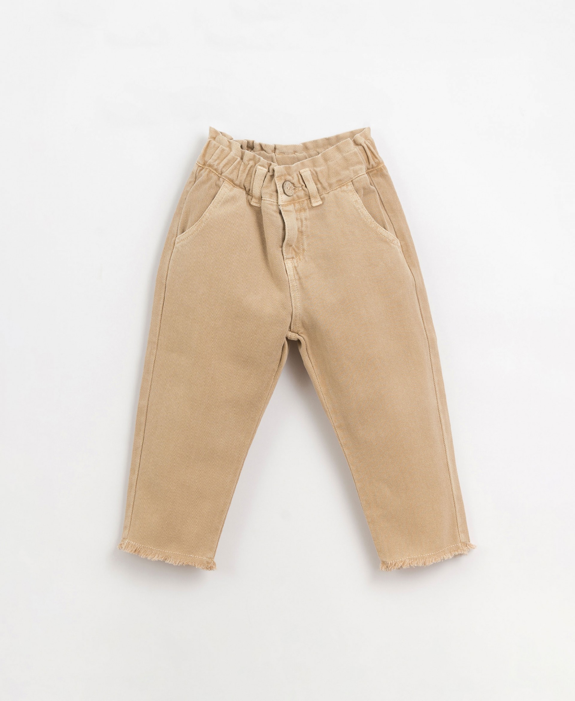 Pantaloni di twill con effetto tinta naturale| Organic Care