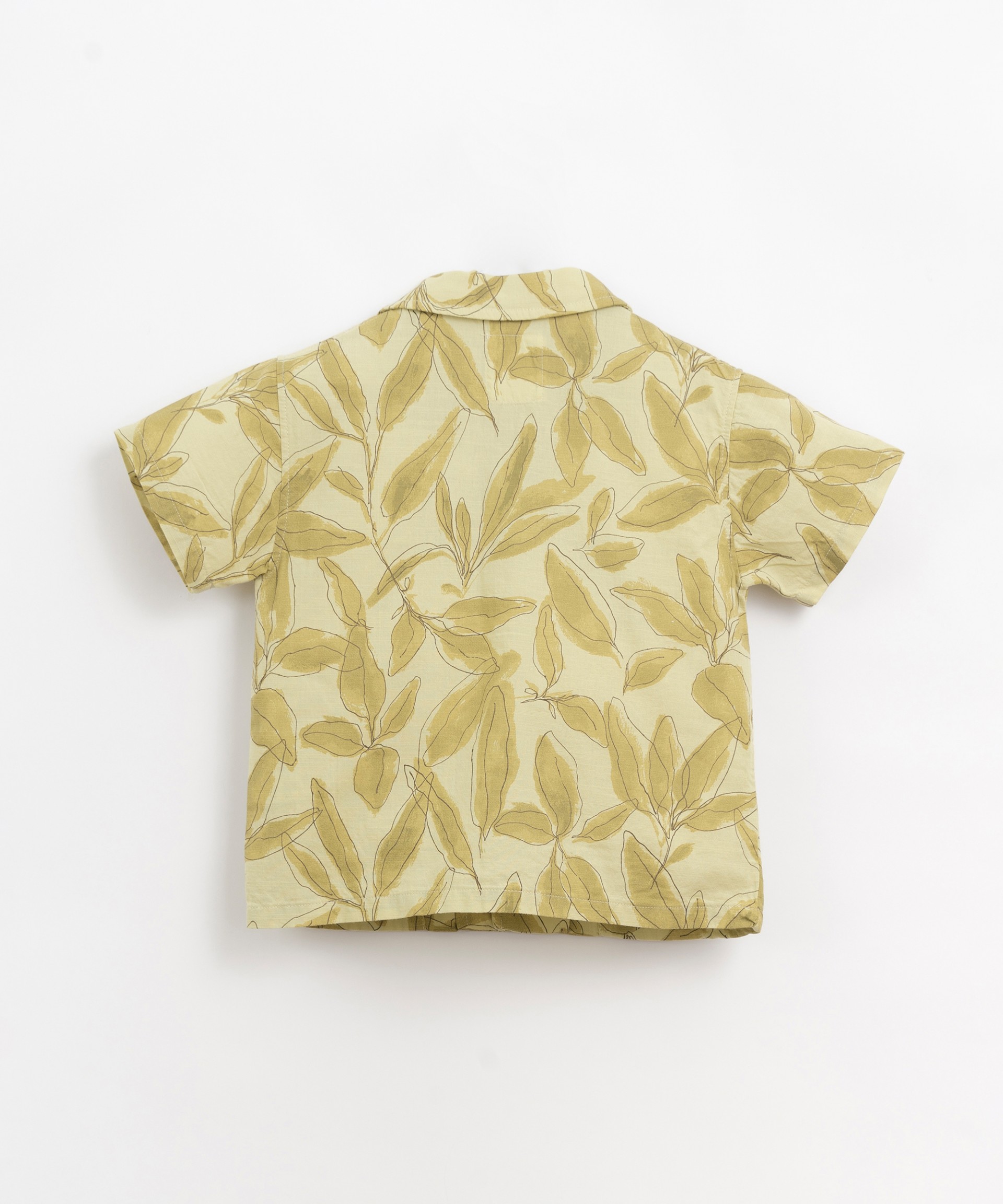 Shirt with sage leaves print | Organic Care