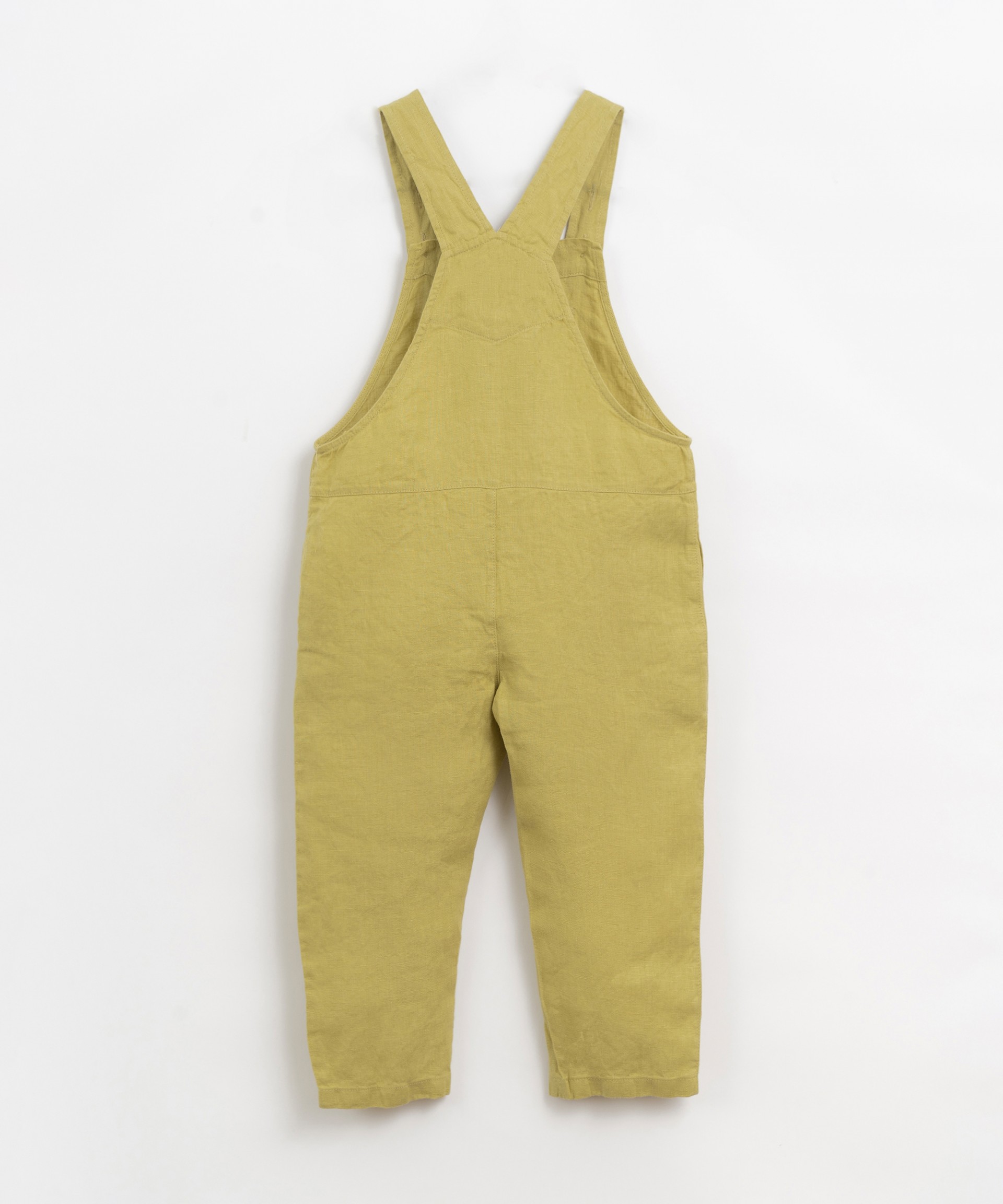 Linen dungarees with adjustable straps | Organic Care