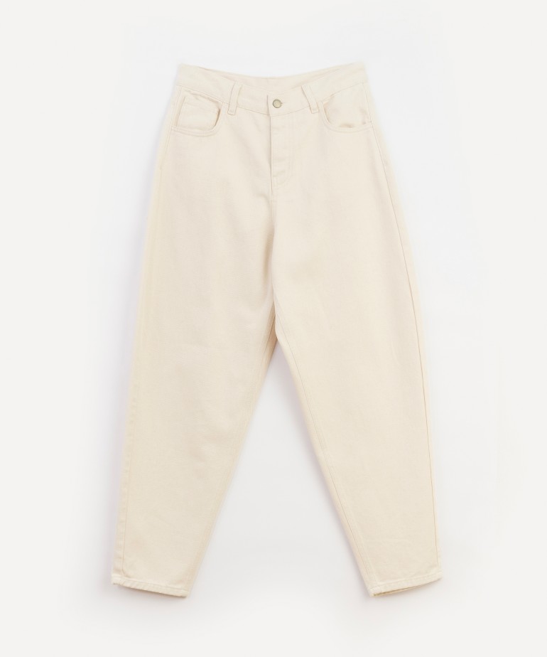 Cotton serge trousers