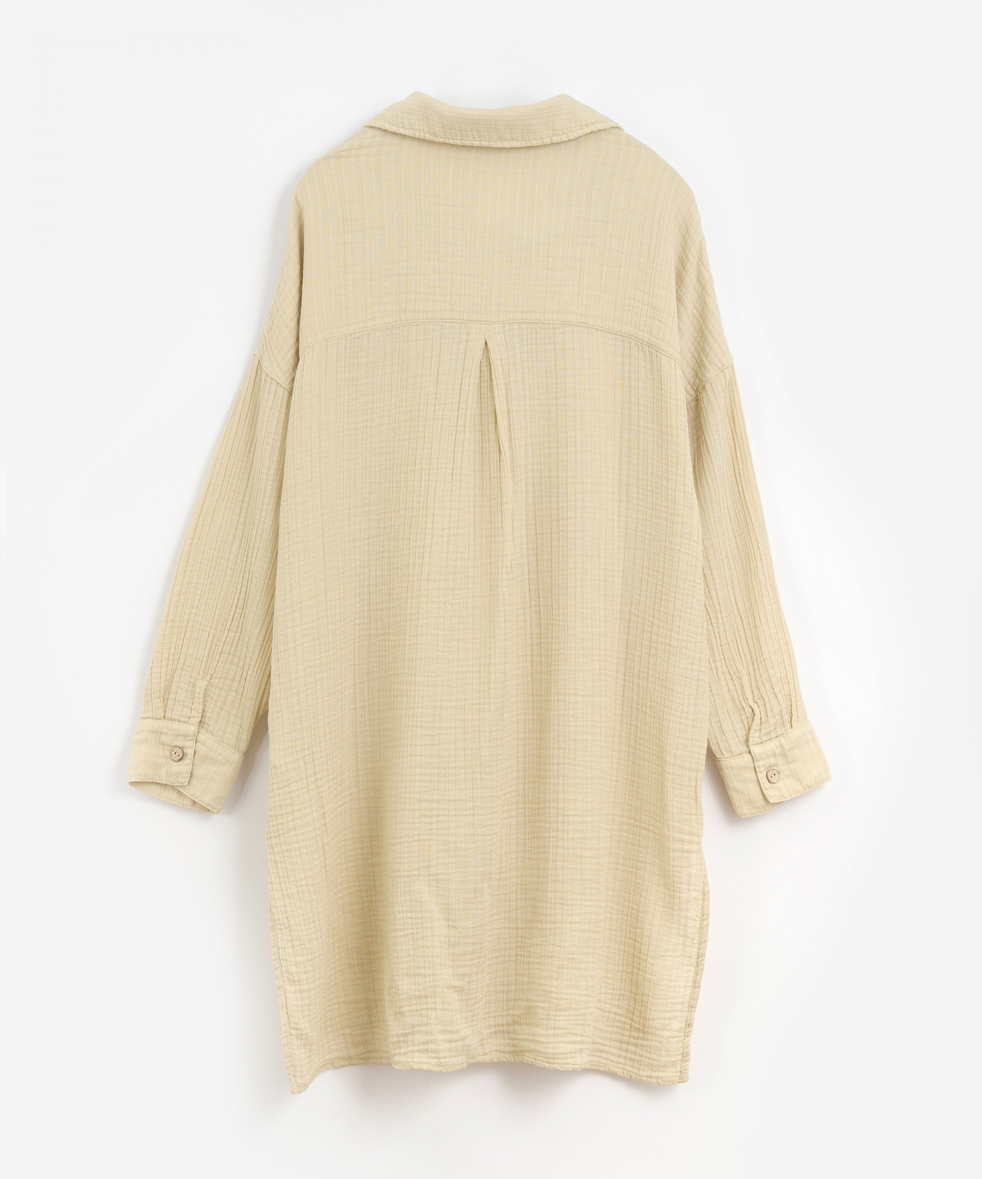 Camisa de tecido com bolso no peito | Organic Care