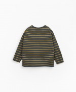 Striped, jersey stitch T-shirt | Mother Lúcia
