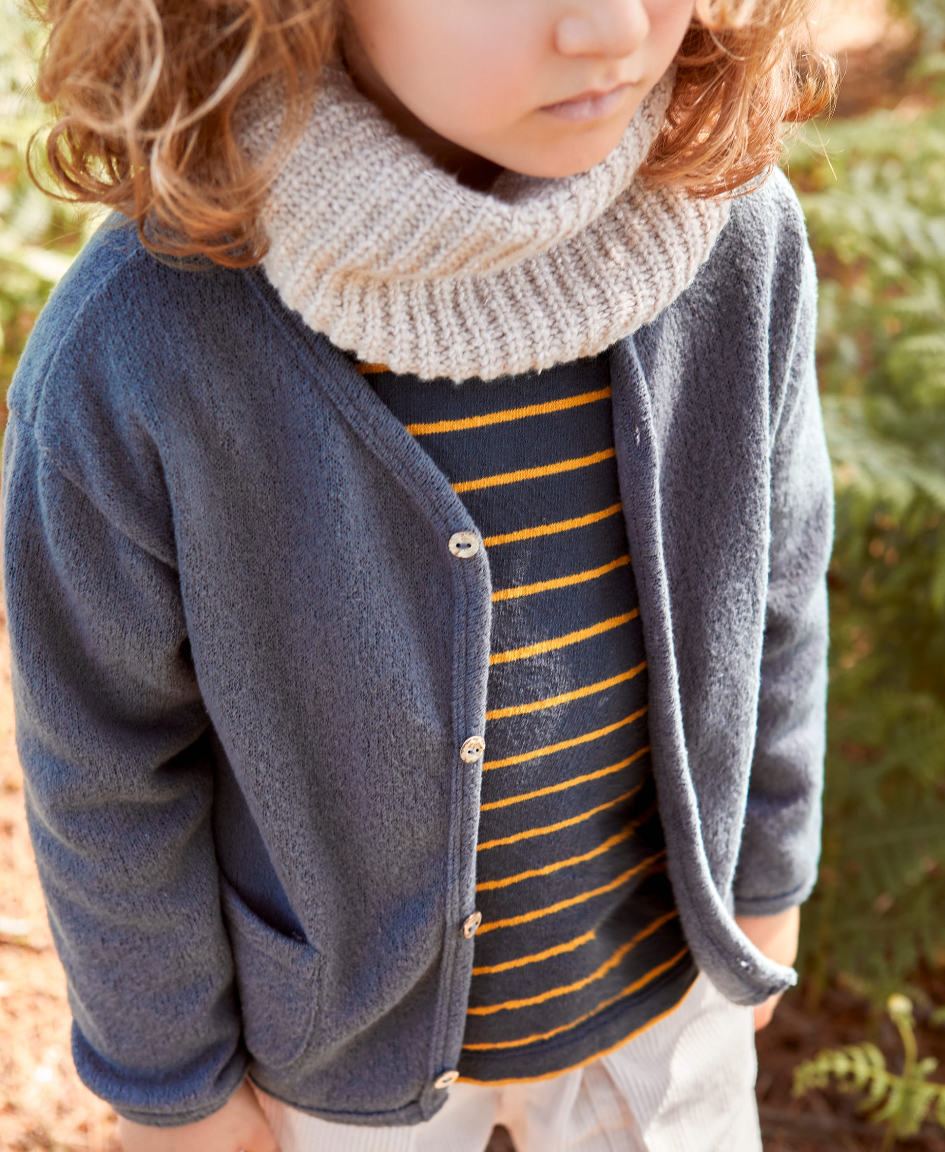 Cardigan with carding inside | Mother Lcia
