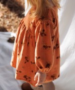 Robe en tissu tricot en ctes veloutes | Mother Lcia