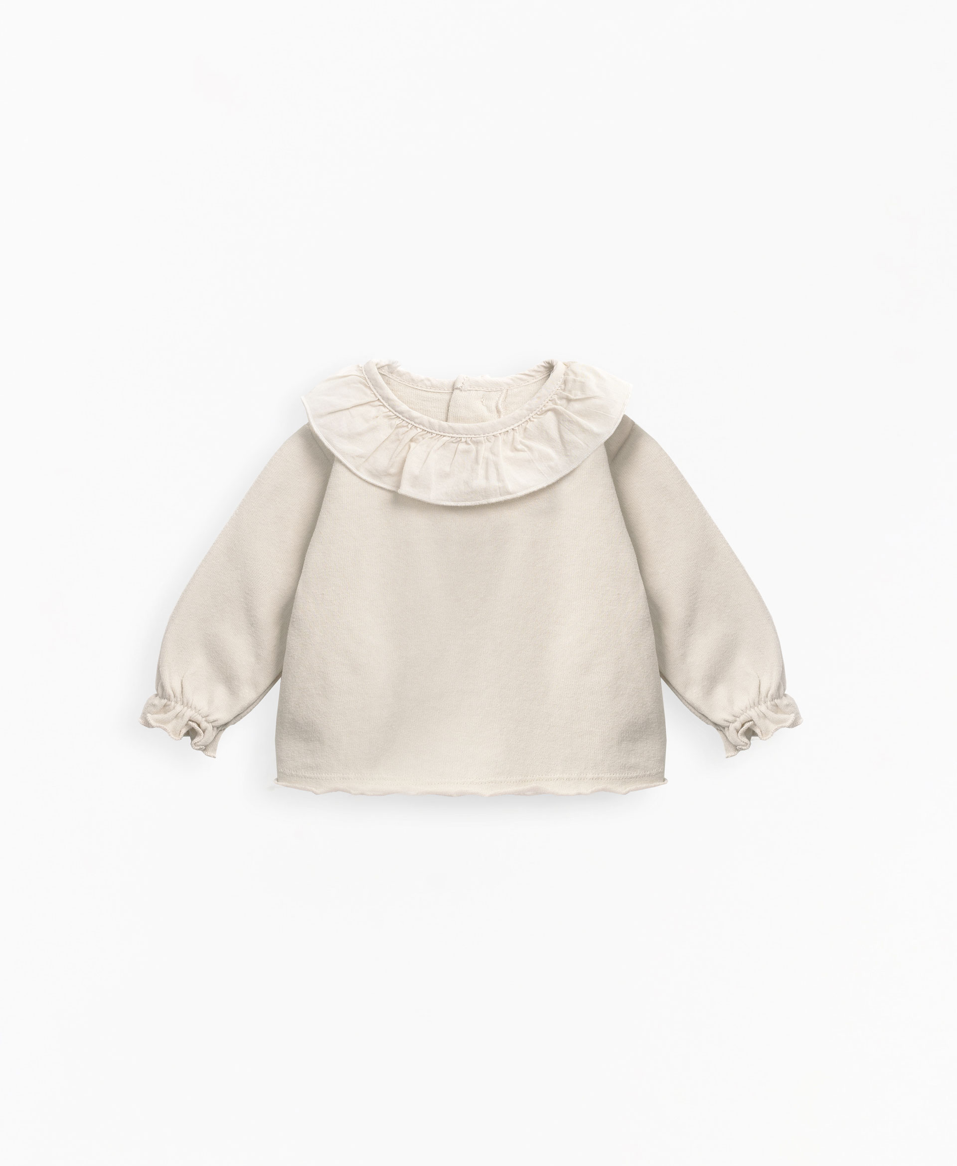 T-shirt com folho nas mangas | Mother Lcia