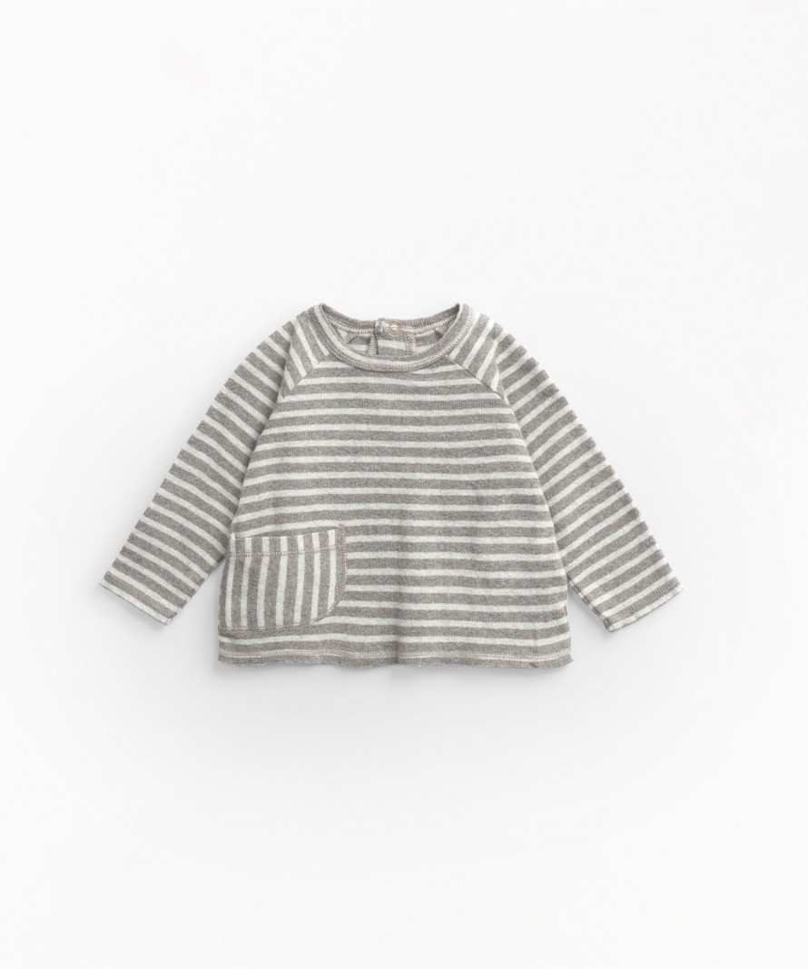 Striped T-shirt with pocket