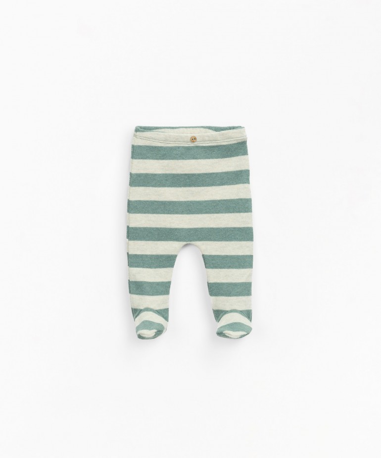 Leggings s riscas com p contnuo