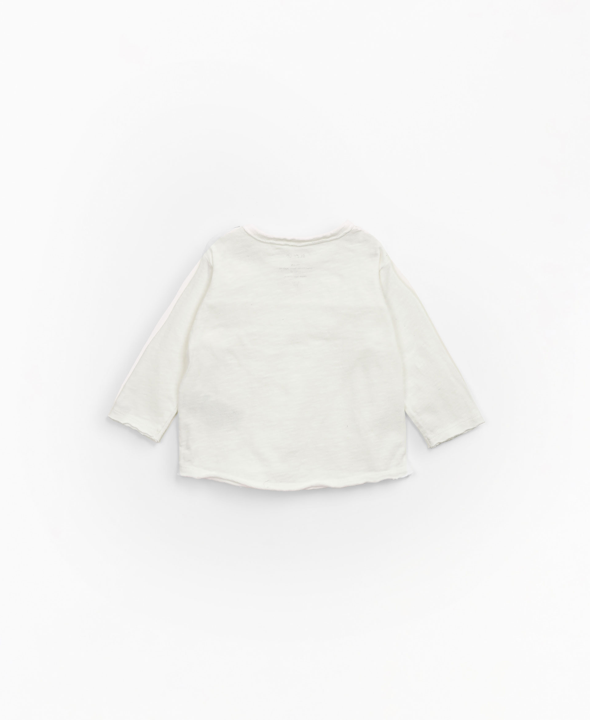 T-Shirt in cotone organico con bottoni in cocco | Mother Lcia